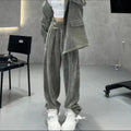 Double button waist casual pants