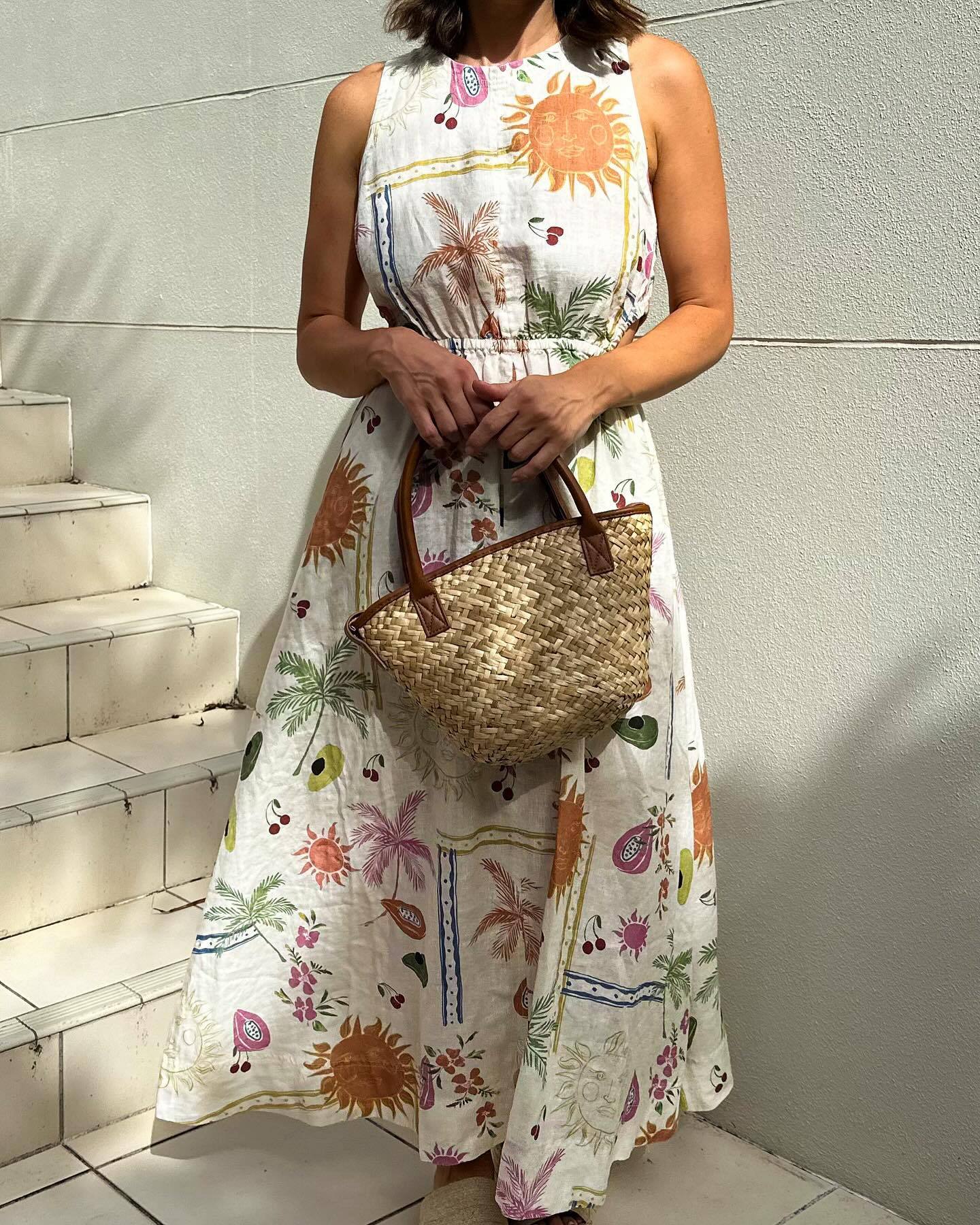 Sleeveless Floral Midi Dress Better For Vacation