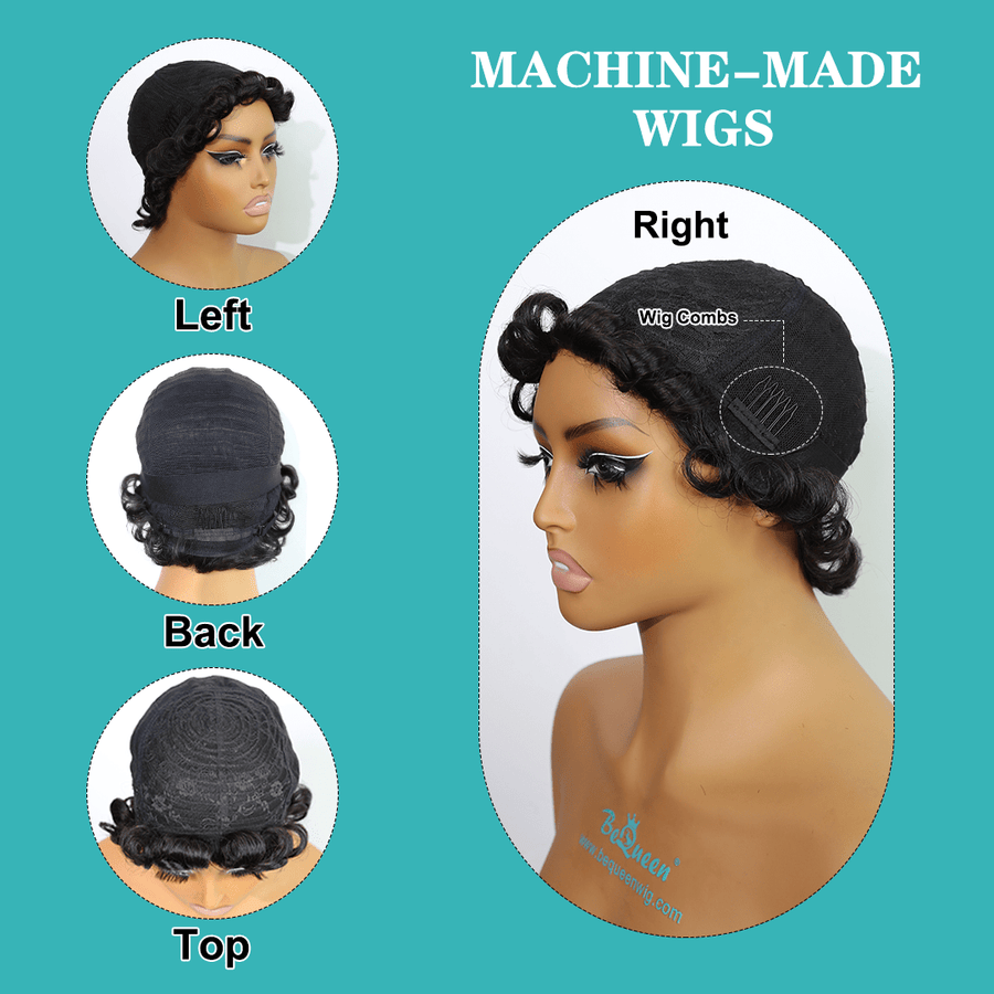 Vibrant Afro Elegance Pixie Wig